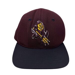 Zephyr Arizona State Sun Devils adjustable youth sized maroon and black hat/cap
